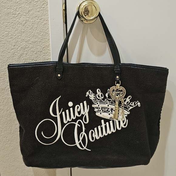 Juicy Couture Handbags - Juicy Couture Black and Gold Tote